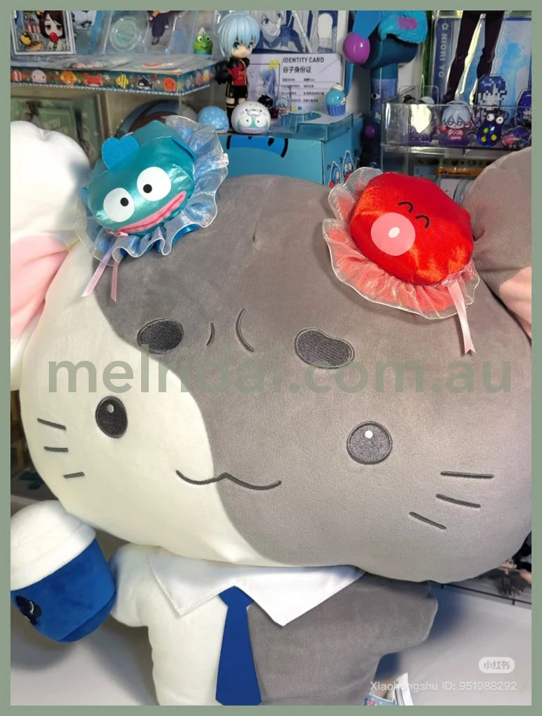 SANRIO | Hangyodon Plush Hair Clip Set (Chinese Style)