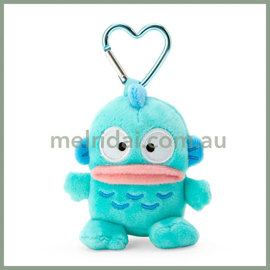 Sanrio｜Hangyodon Plush Mascot Holder With Heart Carabiner About 9Cm