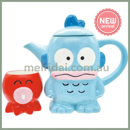 SANRIO | Hangyodon Teapot Tea Set W15×D7×H13cm (Pot) W7.5×D7.5×H6.5(Cup)