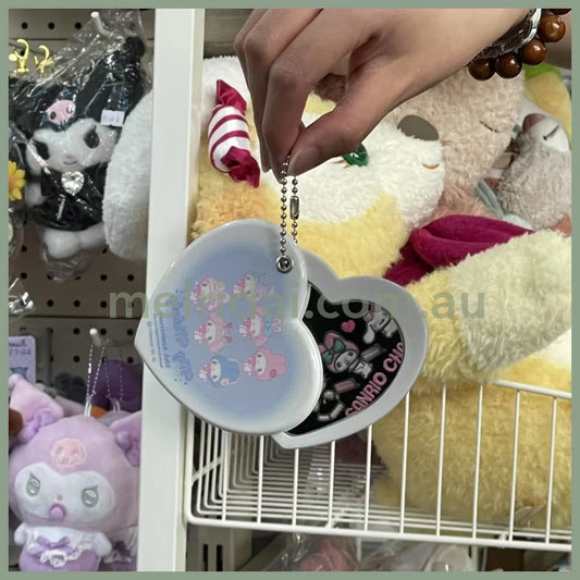 SANRIO | Heart-shaped Mirror Keychain 80×75×7mm (My Melody 50th Anniversary)