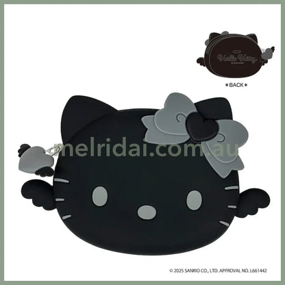 SANRIO | Hello Kitty 3D Silicone Pouch 100×160×28mm (Black Angel)