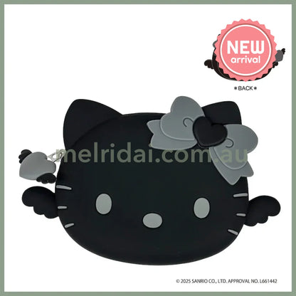 SANRIO | Hello Kitty 3D Silicone Pouch 100×160×28mm (Black Angel)