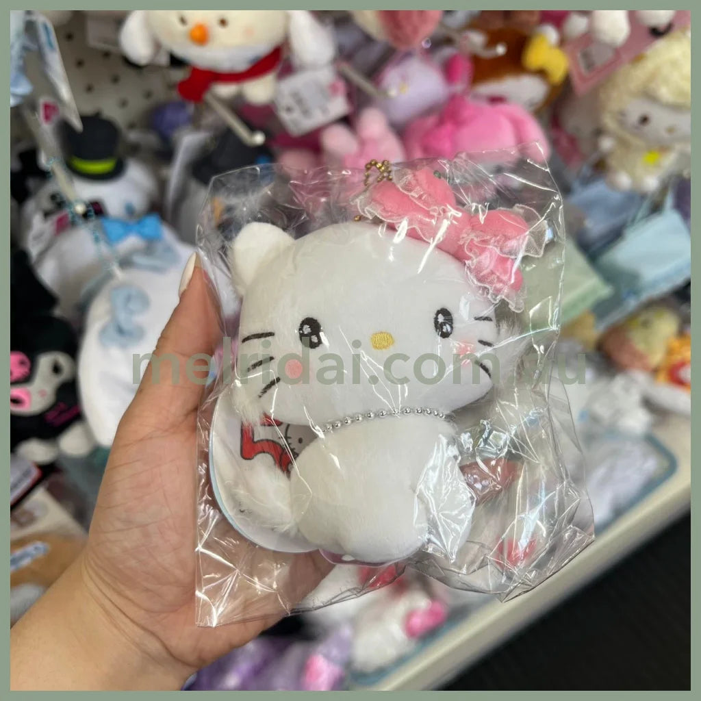 Sanrio | Hello Kitty 50Th Anniversary Limited Edition Mascot Holder Plush Keychain (Charmmy Kitty)