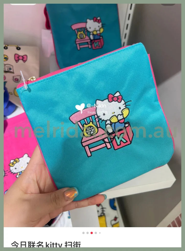 Sanrio | Hello Kitty 50Th Anniversary Mini Pouch W16×H16×D1Cm Limited Edition