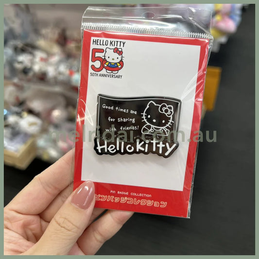 Sanrio | Hello Kitty 50Th Anniversary Pin Badge Collection (Black)