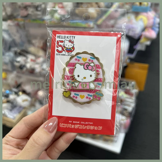 Sanrio | Hello Kitty 50Th Anniversary Pin Badge Collection (Cherry)