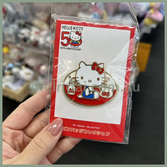 Sanrio | Hello Kitty 50Th Anniversary Pin Badge Collection (Milk)