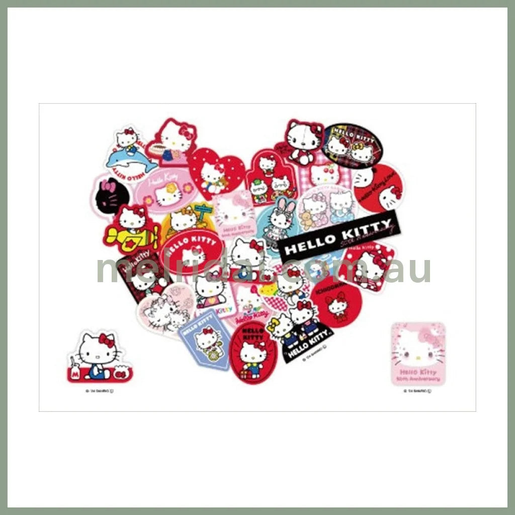 Sanrio | Hello Kitty 50Th Iron-On Sticker Future Trip 18.2 X 25.7 Cm (50 Anniversary) 日本三丽鸥 凯蒂猫熨烫贴纸
