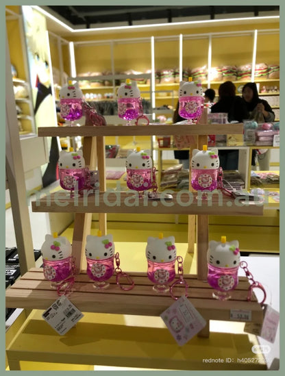 SANRIO | Hello Kitty 90s Colorful Soda Keychain H69xW40xD35mm (Kaohana - Pink)