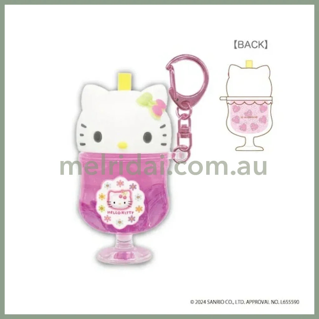 SANRIO | Hello Kitty 90s Colorful Soda Keychain H69xW40xD35mm (Kaohana - Pink)