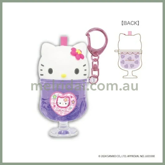 SANRIO | Hello Kitty 90s Colorful Soda Keychain H69xW40xD35mm (Kaohana - Purple)