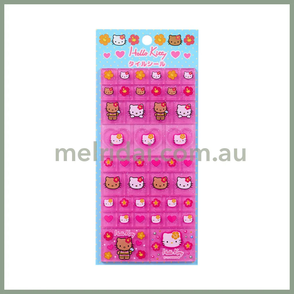Sanrio | Hello Kitty 90S Sticker H122×W60×D4Mm (Tan Kitty)