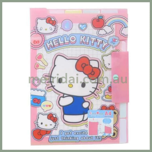 SANRIO | Hello Kitty A4 Pocket File with Top and Side Access 225 x 315 mm