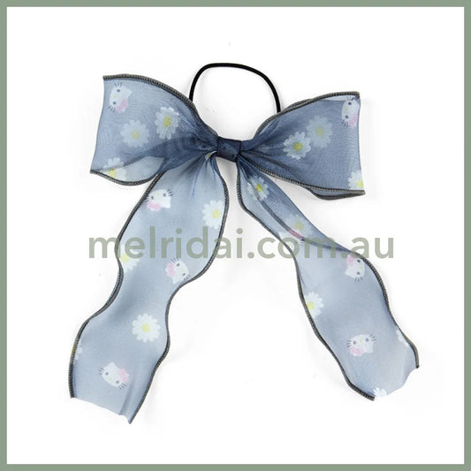 Sanrio | Accessory Bow Hair Tie Ponytail Holder // Kuromi