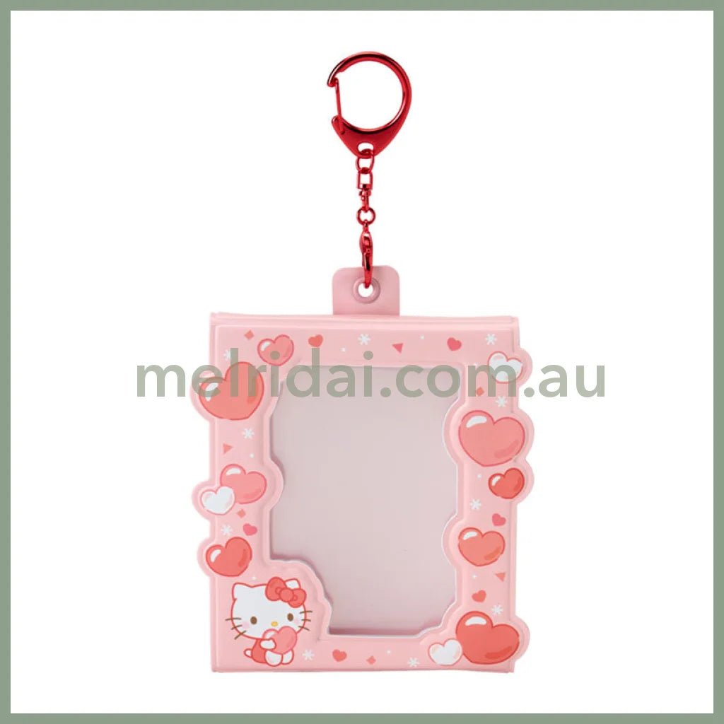 SANRIO | Hello Kitty Accordion Card Holder Keychain 10×1.3×10.8cm (Enjoy Idol - 8 pockets can store up to 16 cards)