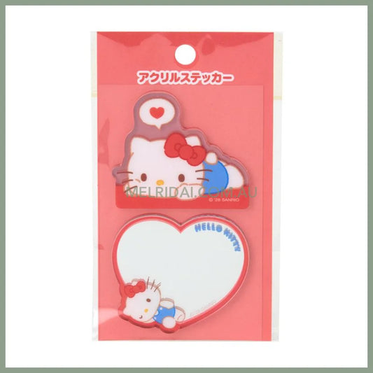 SANRIO | Hello Kitty Acrylic Sticker & Sticky Mirror Set 53×3×45mm