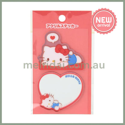 SANRIO | Hello Kitty Acrylic Sticker & Sticky Mirror Set 53×3×45mm