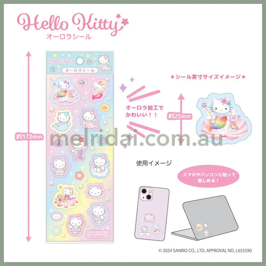 SANRIO | Hello Kitty Aurora Seal H170xW60xD1mm (Mermaid & Fairy Ver.)