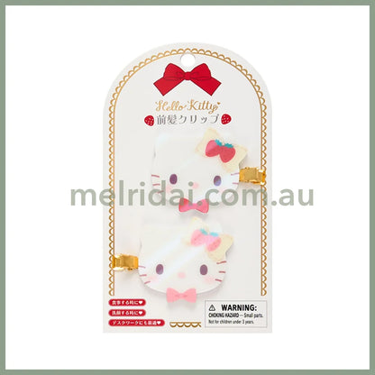 Sanrio | Hello Kitty Bangs Clip Hair Accessories 15.5 X 8.6 1.3Cm (Shortcake)