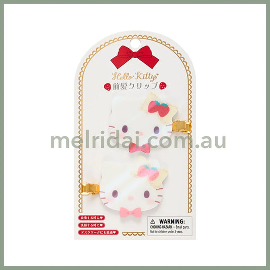 Sanrio | Hello Kitty Bangs Clip Hair Accessories 15.5 X 8.6 1.3Cm (Shortcake)