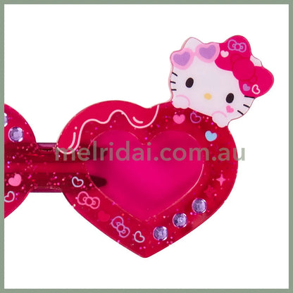 Sanrio | Hello Kitty Bangs Clip Hair Clip Star Sunglass Shape 11×7.9×1.1cm (Academy Kirameki Festival / School Festival)