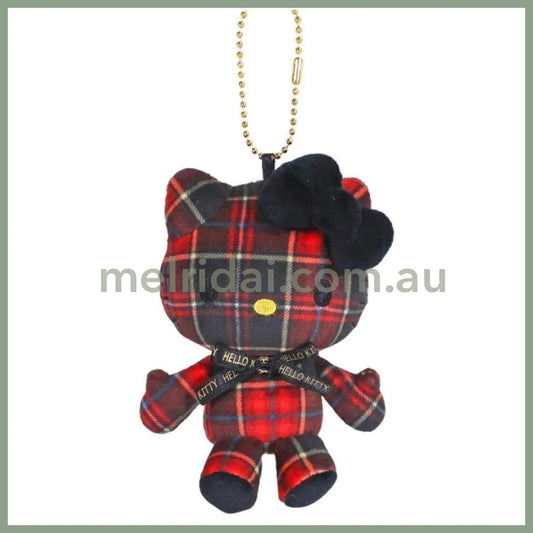 SANRIO | Hello Kitty BK Mascot Holder Plush Keychain 10cm Approx. (50th Anniversary)