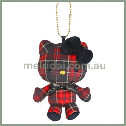 SANRIO | Hello Kitty BK Mascot Holder Plush Keychain 10cm Approx. (50th Anniversary)