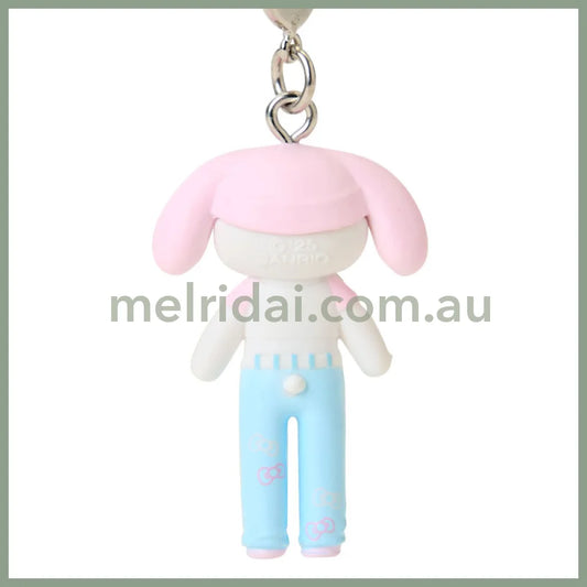 SANRIO | Hello Kitty Casual Style Bunny Ear Knit Hat Strap Phone Charm 26×12×40mm (Sanrio Closet Collection)