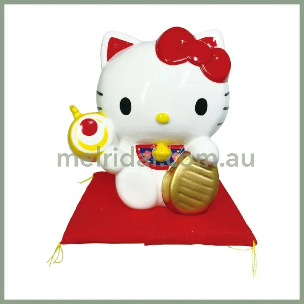SANRIO | Hello Kitty Ceramic Piggy Bank 100×80×130mm (Lucky Invitation)