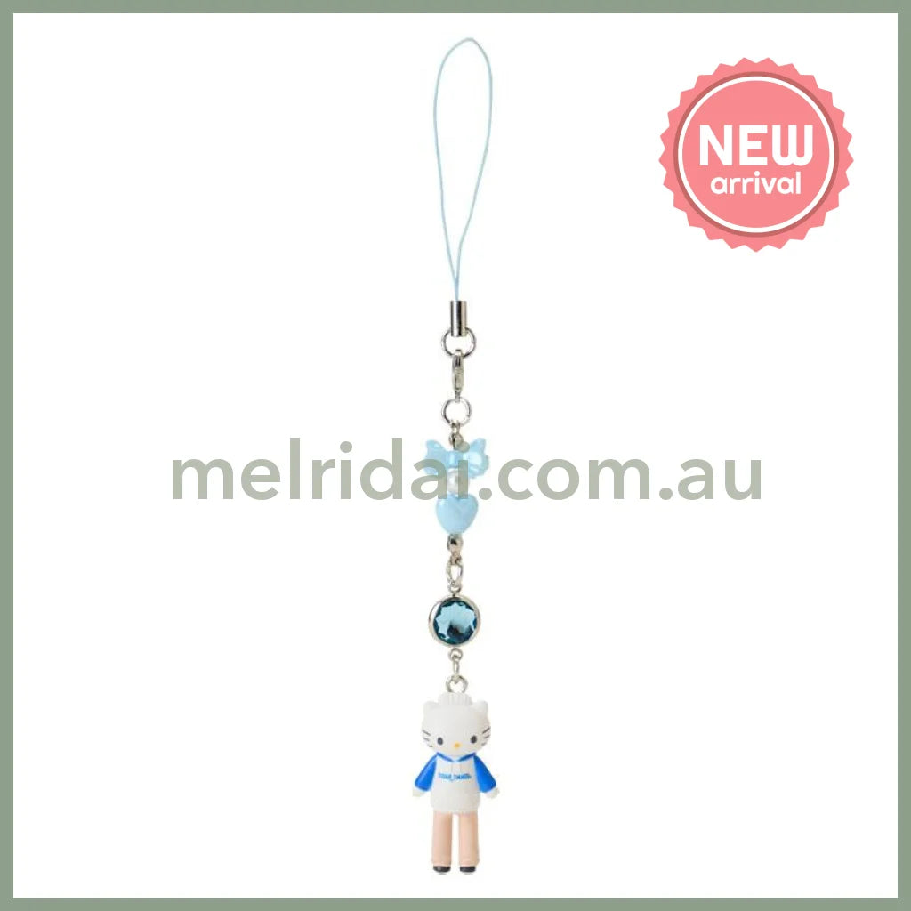 SANRIO | Hello Kitty Dear Daniel Casual Style Sweatshirt Strap Phone Charm 26×12×40mm (Sanrio Closet Collection)