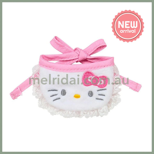 SANRIO | Hello Kitty Double Sided Dress-up Clothes - S/M 14.2 x 11.5 x 1cm (Pitatto Friends Bib)
