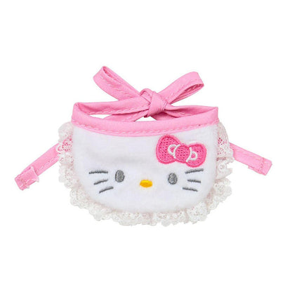SANRIO | Hello Kitty Double Sided Dress-up Clothes - S/M 14.2 x 11.5 x 1cm (Pitatto Friends Bib)