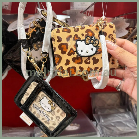 Sanrio | Hello Kitty Enamel Pass Case 15 X 10.5 4 Cm (Leopard)