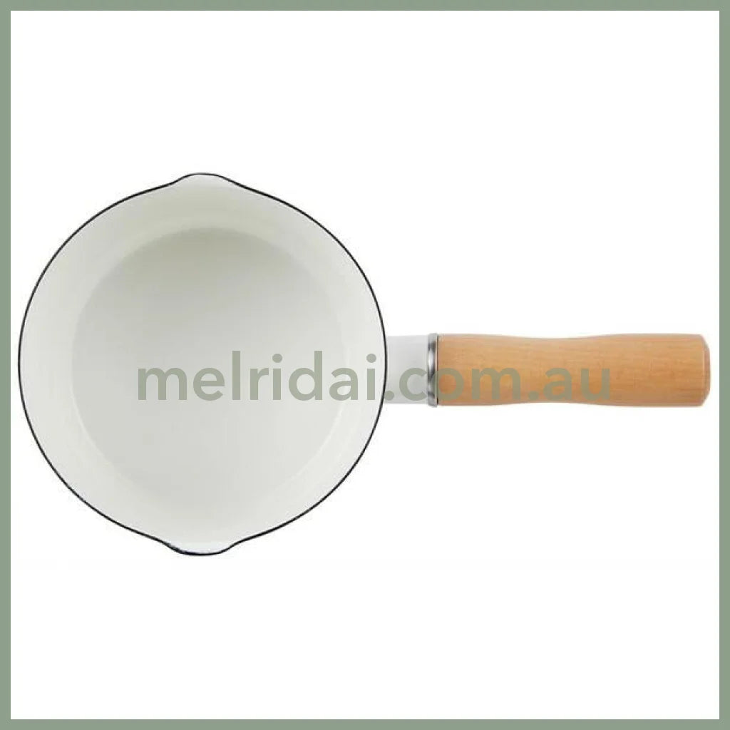 Sanriohello Kitty Enameled Milk Pot 13Cm 0.8L