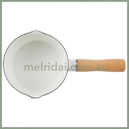 Sanriohello Kitty Enameled Milk Pot 13Cm 0.8L