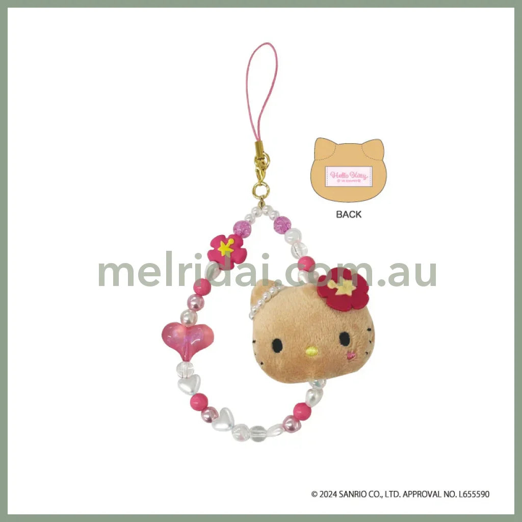 SANRIO | Hello Kitty Face Mascot Strap H150XW87mm (Suntanned)
