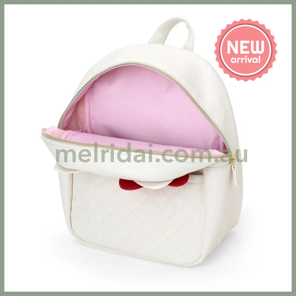 SANRIO | Hello Kitty Face-Shaped Backpack PU Leather 260 x 220 x 125mm