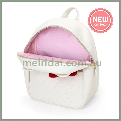 SANRIO | Hello Kitty Face-Shaped Backpack PU Leather 260 x 220 x 125mm
