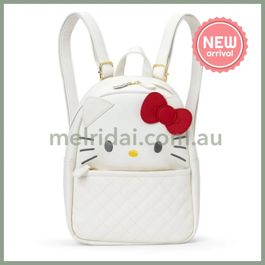 SANRIO | Hello Kitty Face-Shaped Backpack PU Leather 260 x 220 x 125mm