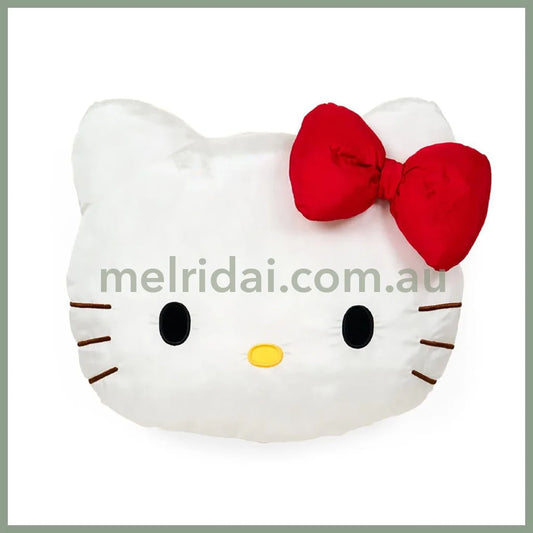 SANRIO | Hello Kitty Face-shaped Cushion Plush Toy 35cm x 10cm x 30cm (Fluffy Kids/Fuwasha Kids)