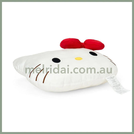 SANRIO | Hello Kitty Face-shaped Cushion Plush Toy 35cm x 10cm x 30cm (Fluffy Kids/Fuwasha Kids)