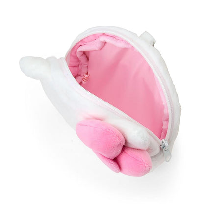 SANRIO | Hello Kitty Face-shaped Pass Case & Pouch Keychain With Reel 140×50×120mm
