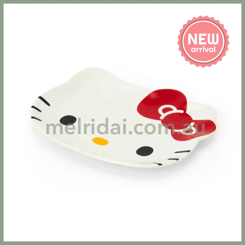 SANRIO | Hello Kitty Face Shaped Plate Microwave Dishwasher And Dryer Safe 150x127x15mm
