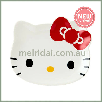 SANRIO | Hello Kitty Face Shaped Plate Microwave Dishwasher And Dryer Safe 150x127x15mm