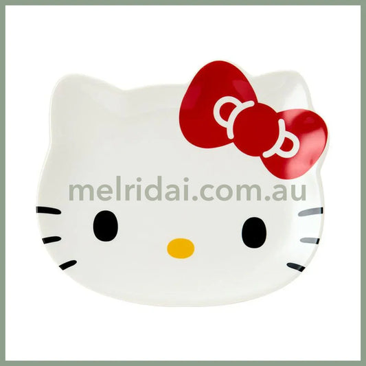 SANRIO | Hello Kitty Face Shaped Plate Microwave Dishwasher And Dryer Safe 150x127x15mm