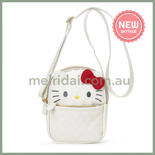 SANRIO | Hello Kitty Face-Shaped Shoulder Bag PU Leather 175 x 80 x 200mm