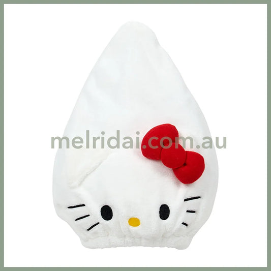 SANRIO | Hello Kitty Face - Shaped Towel Cap 21.9 x 17.8 x 5.3cm