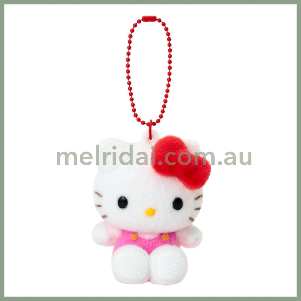 SANRIO | Hello Kitty Flocky Mascot Holder Keychain Bag Charm 50×45×70mm