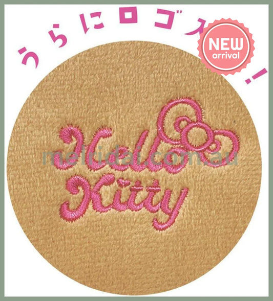 SANRIO | Hello Kitty Fluffy Plush Pen Case Pouch 200×130×40mm (Face Y2K Tanned)