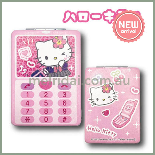 SANRIO | Hello Kitty Foldable Mirror Ｈ8.5×Ｗ6cm (Gal Series)